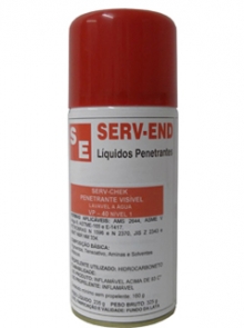 PENETRANTE VISÍVEL SOB LUZ BRANCA/ NATURAL, LAVÁVEL A ÁGUA, SERV-CHEK, CÓDIGO VP-40