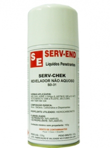 REVELADOR ÚMIDO NÃO AQUOSO SERV-CHEK, CÓDIGO SD-31