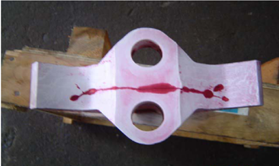 Interpretação de resultados após aplicação do revelador