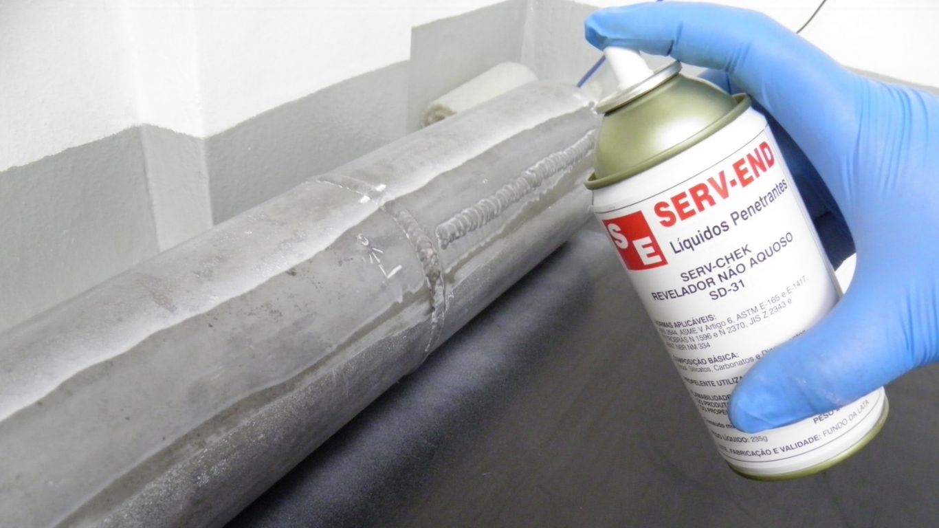 Linha de líquidos penetrantes