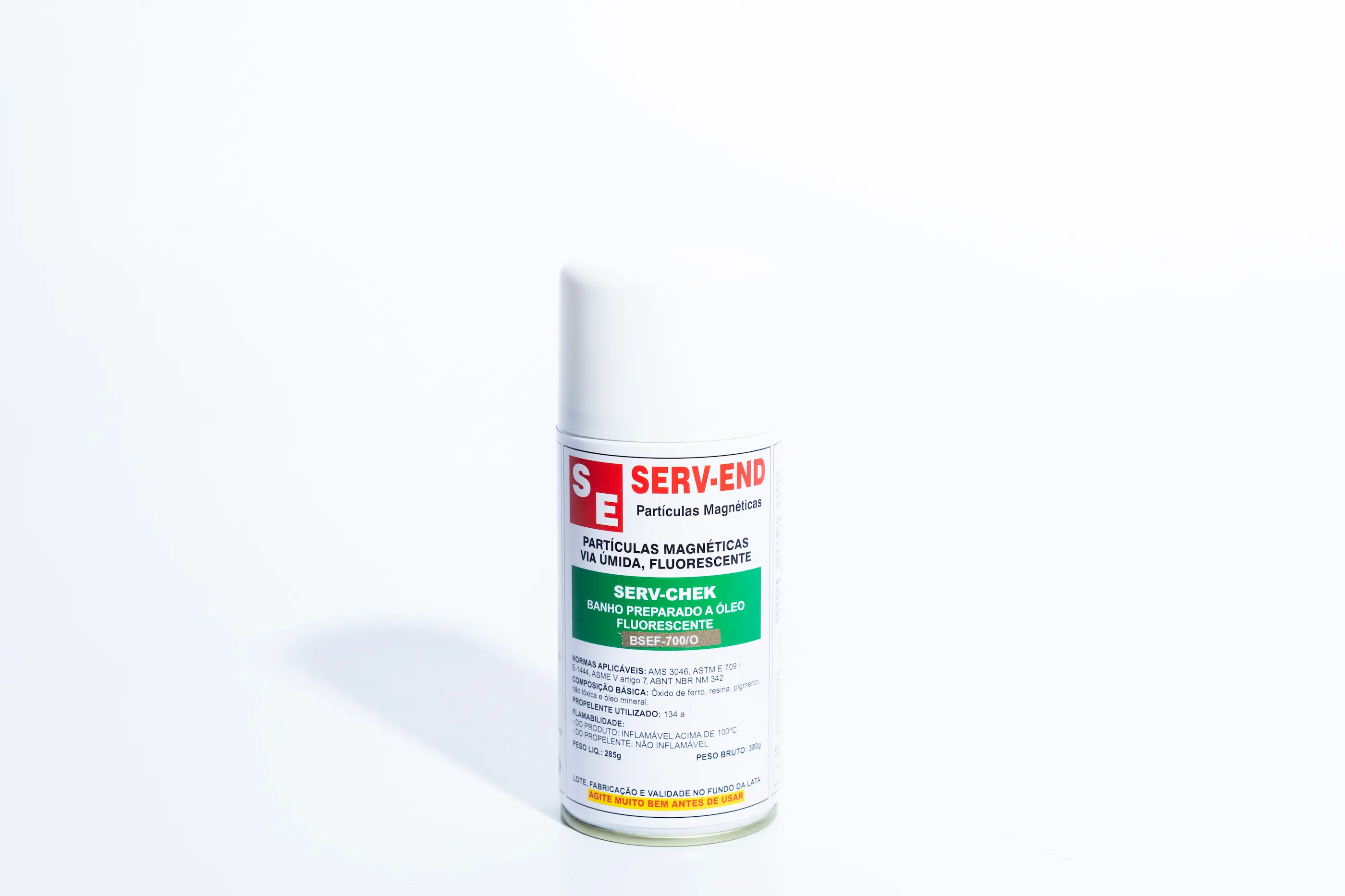 Banho pronto de PM Fluorescente sob UVA