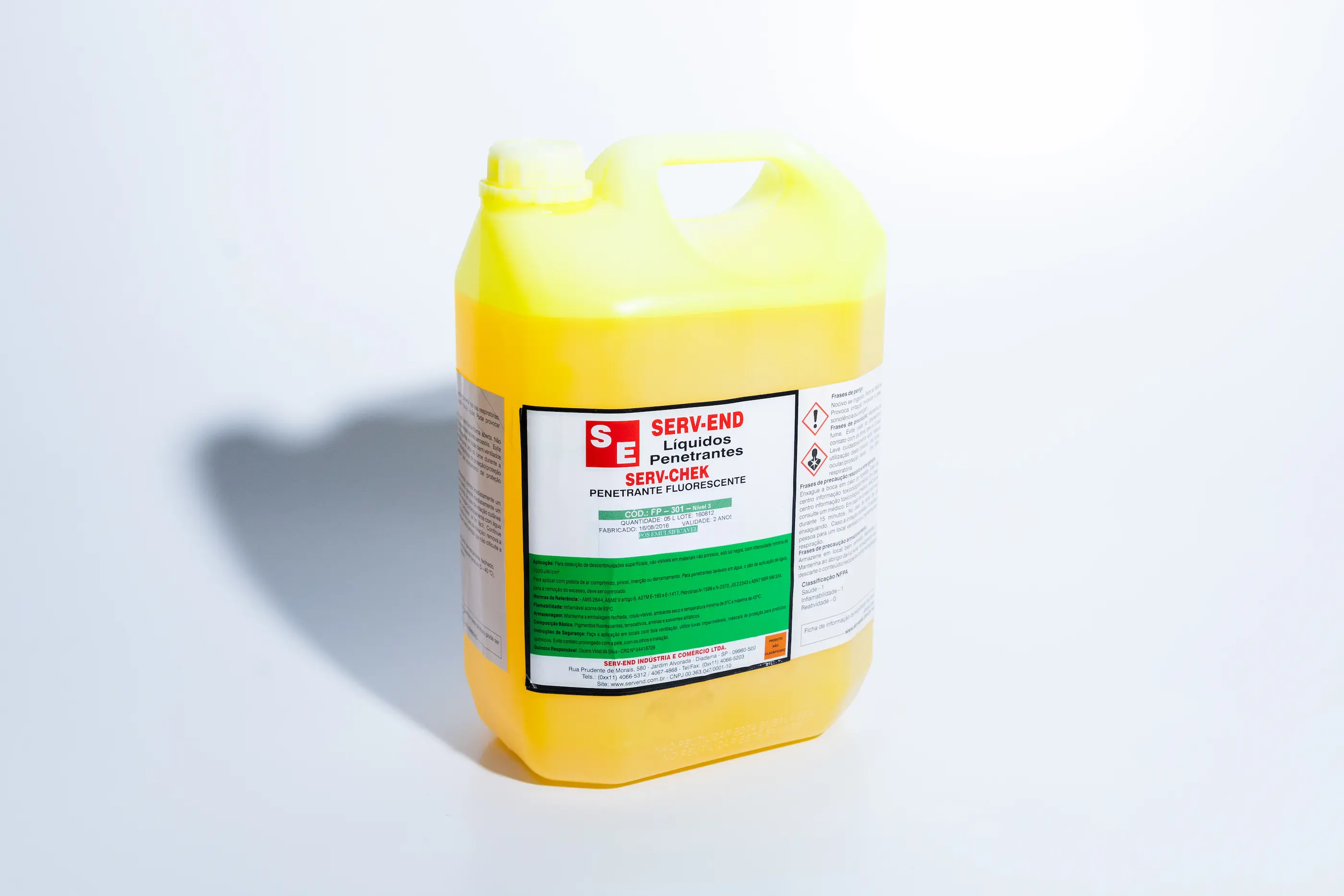 Penetrante fluorescente sob UVA